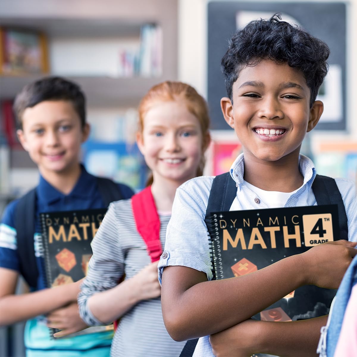 The Dynamic Math Workbook & Study Guide Covers the Complete 4th Grade Math Curriculum, US State Standards Edition! Written by teachers, and featuring 100’s of examples and practice questions!