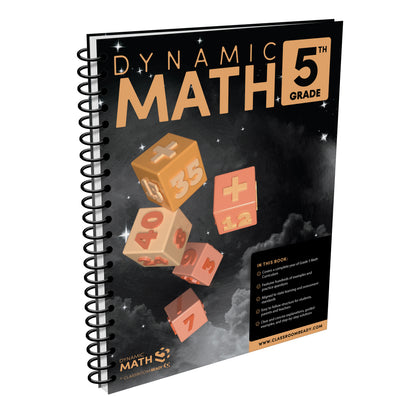 The Dynamic Math Workbook & Study Guide – Complete 5th Grade Math Curriculum, US State Standards Edition! Written by teachers, featuring 100's of examples and practice questions!