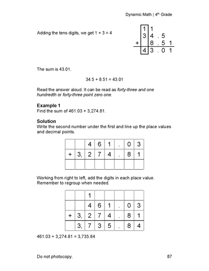The Dynamic Math Workbook & Study Guide Covers the Complete 4th Grade Math Curriculum, US State Standards Edition! Written by teachers, and featuring 100’s of examples and practice questions!