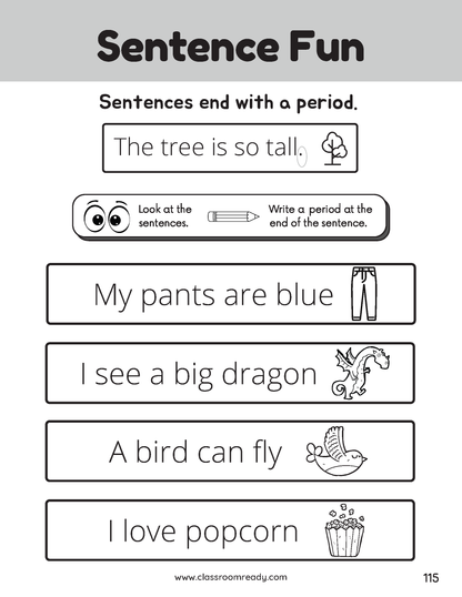 The Classroom Ready Activity Book & Keepsake: Kindergarten