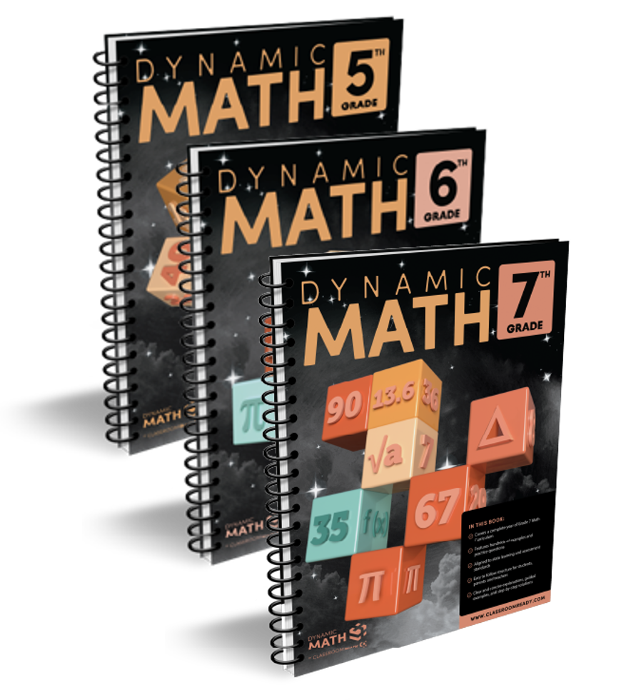 Math Workbook Bundle – Grades 5, 6 & 7 (Save 15%)