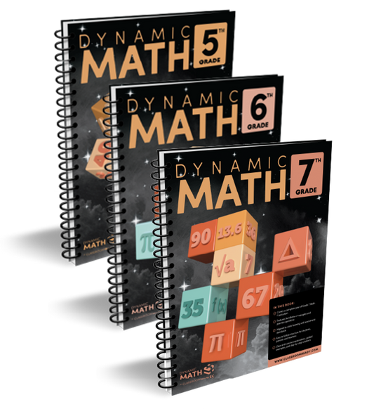 Math Workbook Bundle – Grades 5, 6 & 7 (Save 15%)