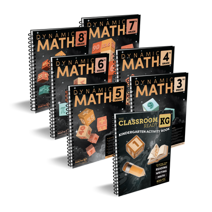 The Complete Dynamic Math Bundle – All 6 Books, K & Grades 4–8 (Save 15%)